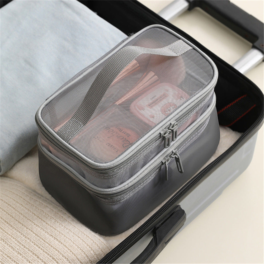 Stilvoller doppelter Kosmetik-Organizer Brehn