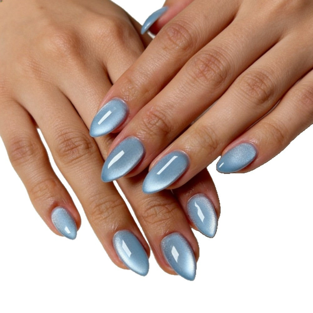 Stiletto Press-On Nail Set mit glänzendem Farbverlauf-Finish Brehn