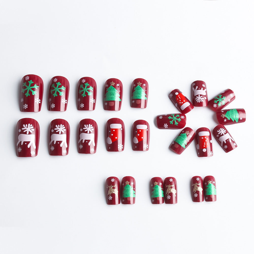 Festlich Themen Press-On Nagelkunst Set Brehn