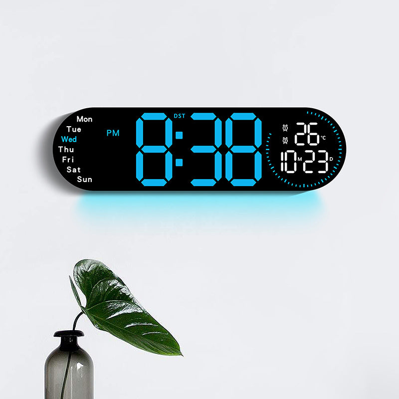 Digitaler Multifunktionswecker mit Temperatur und Wetteranzeige Brehn