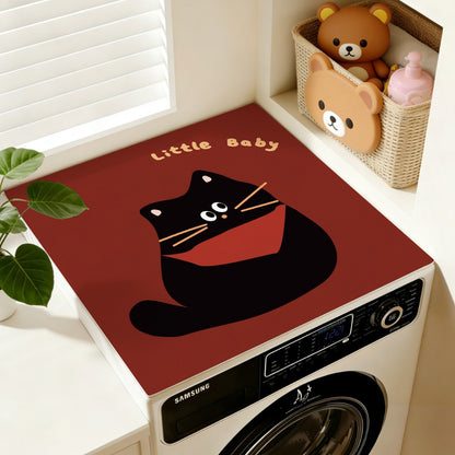 Cartoon Cat-Themen Wasch-Tischdecke