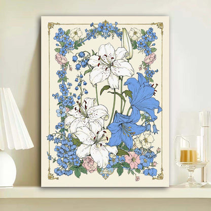 Botanische Blumenkunst Wandkunst Brehn
