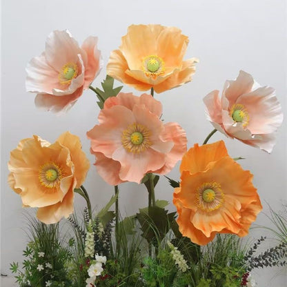 Elegante große Papierblumenanordnung