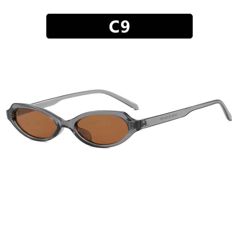 Damen elegante Sonnenbrille im stylischen Ovaldesign Brehn
