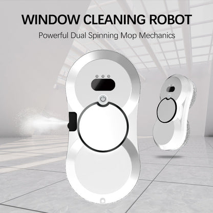 robotischer Fensterreiniger mit dualen rotierenden Mikrofasermopps und Sprühfunktion Brehn