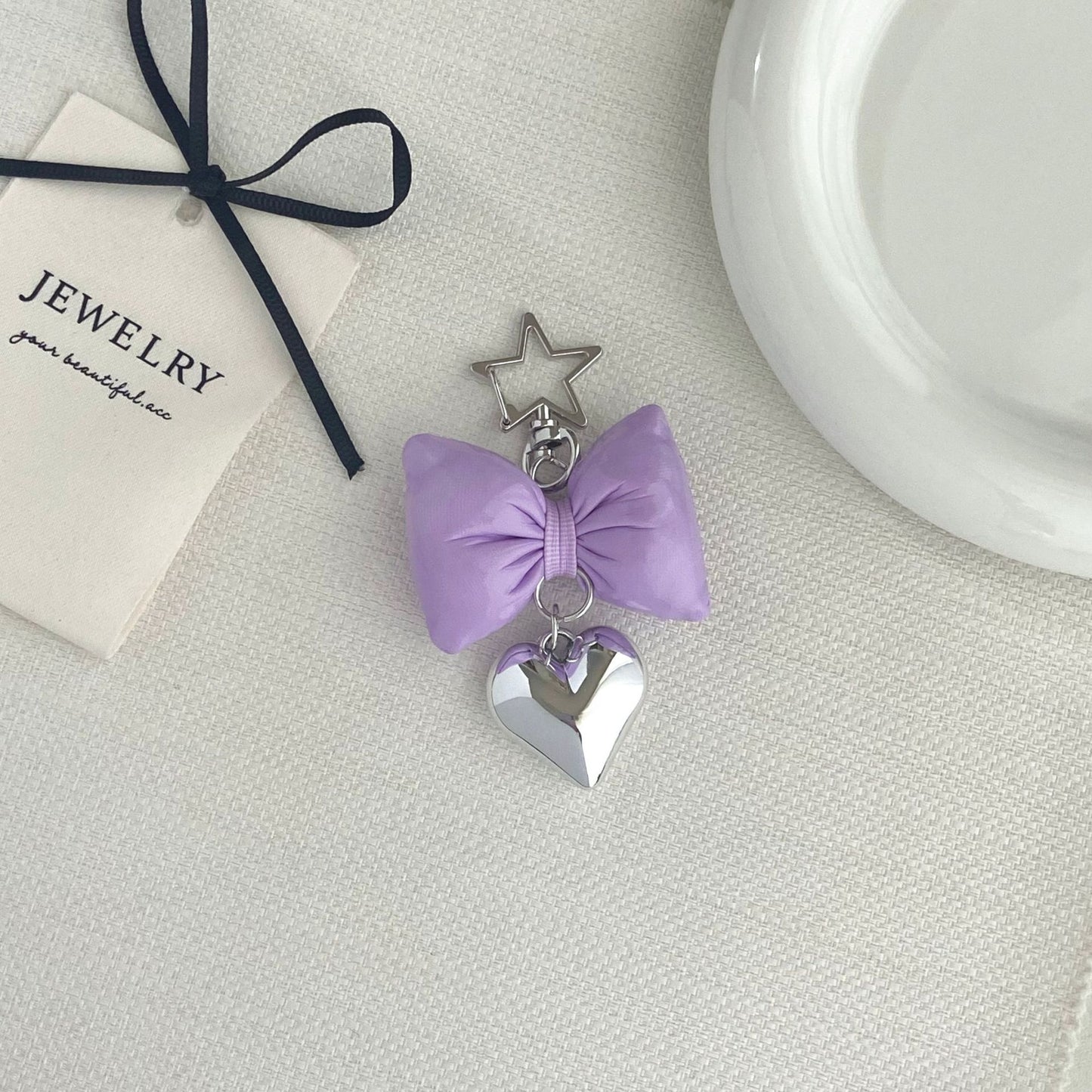 Bow-förmiger Charm Schlüsselanhänger Brehn