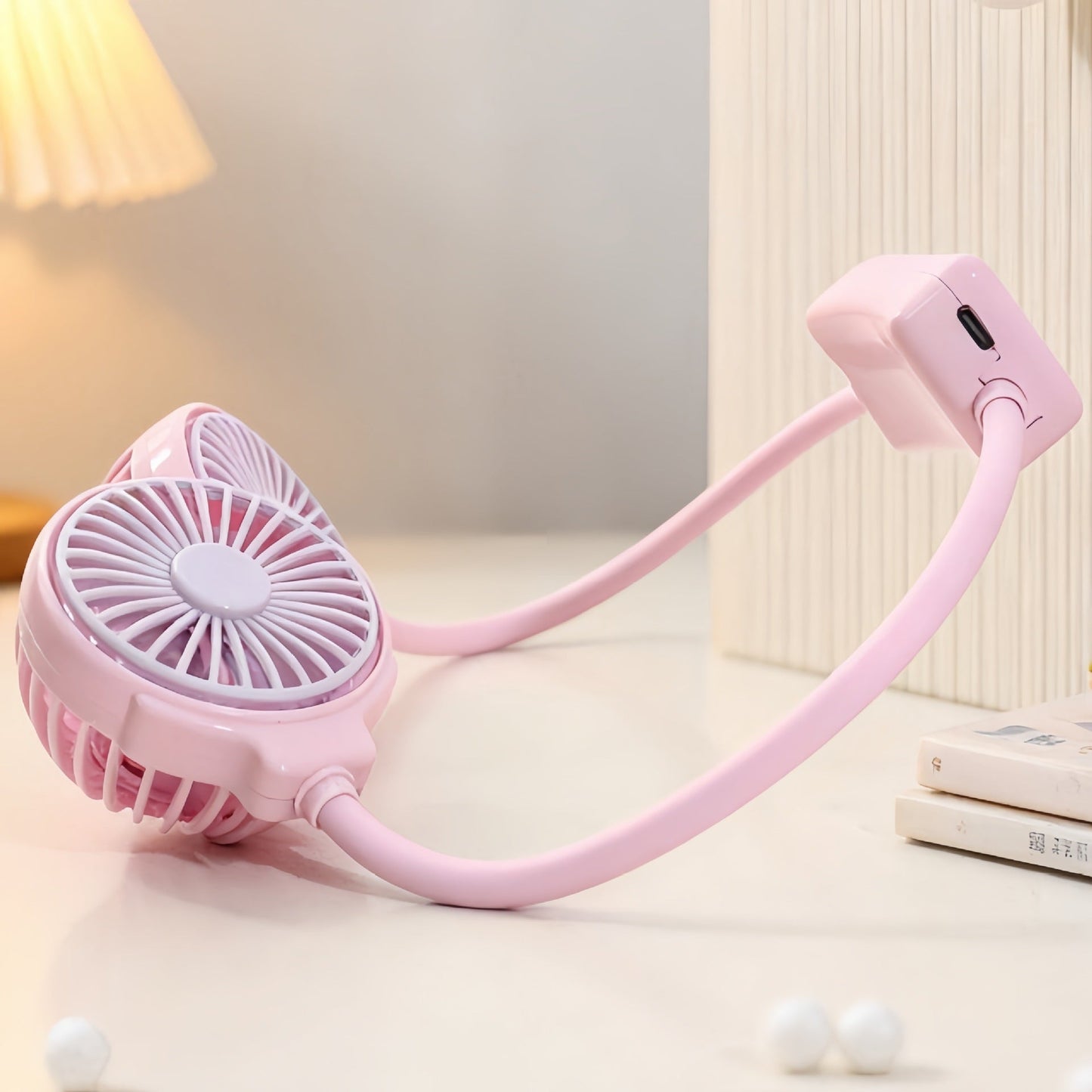 Frauen Tragbarer Hals Ventilator mit Flexiblem Design Brehn
