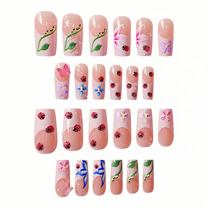 Künstlerische Acryl Nagelverlängerungen Brehn