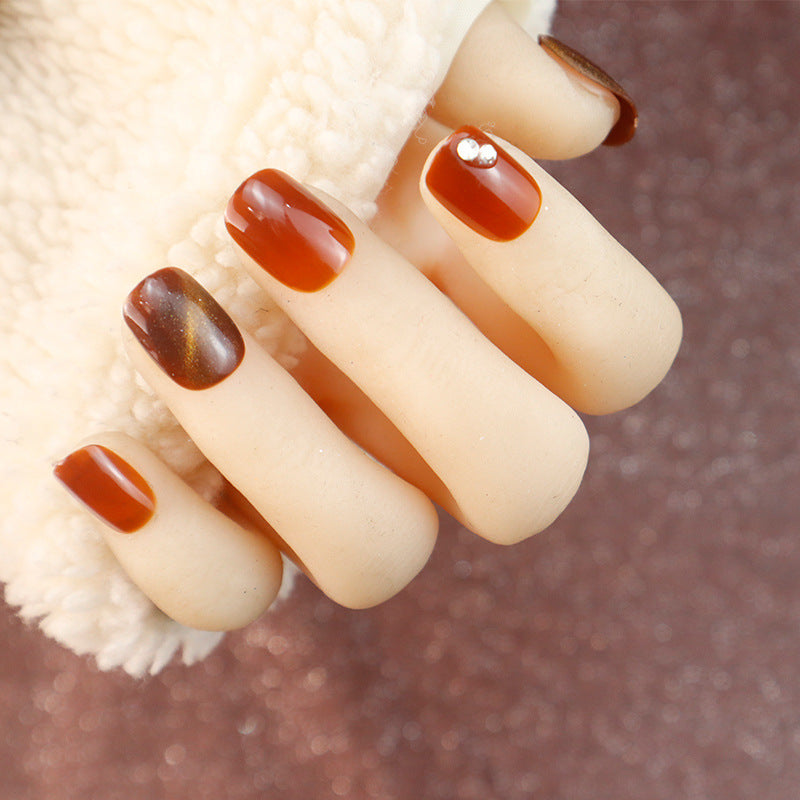 Strahlende Glossy Press-On Nagelkollektion Brehn