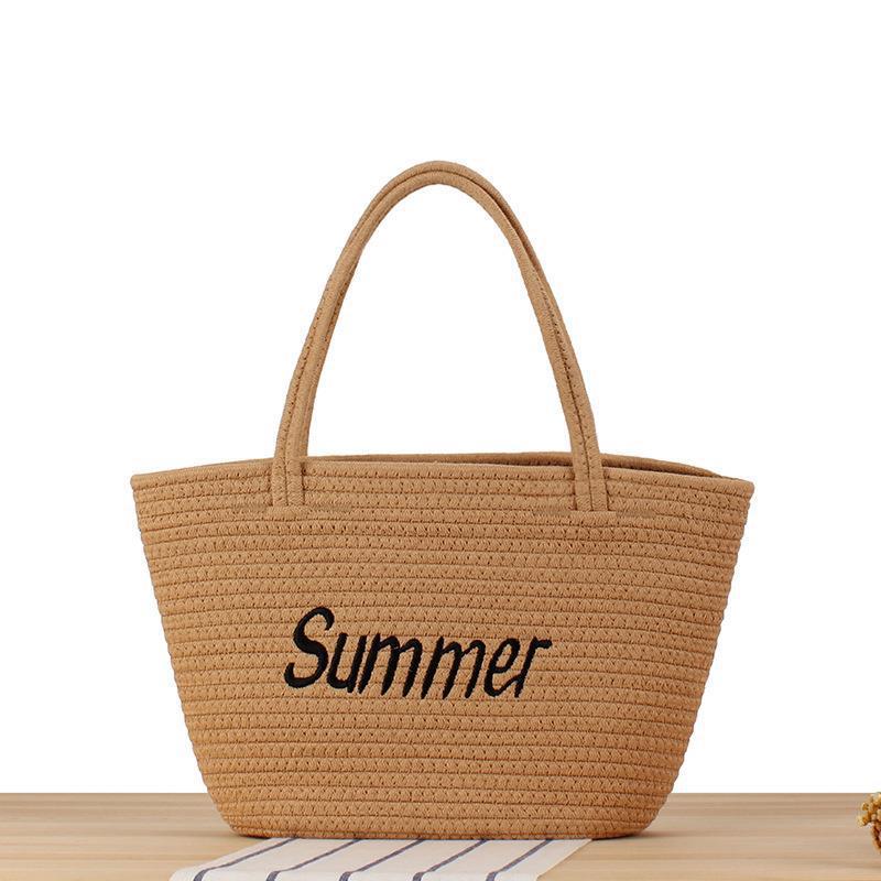 Strandtasche Im Modernen Korbmuster Brehn