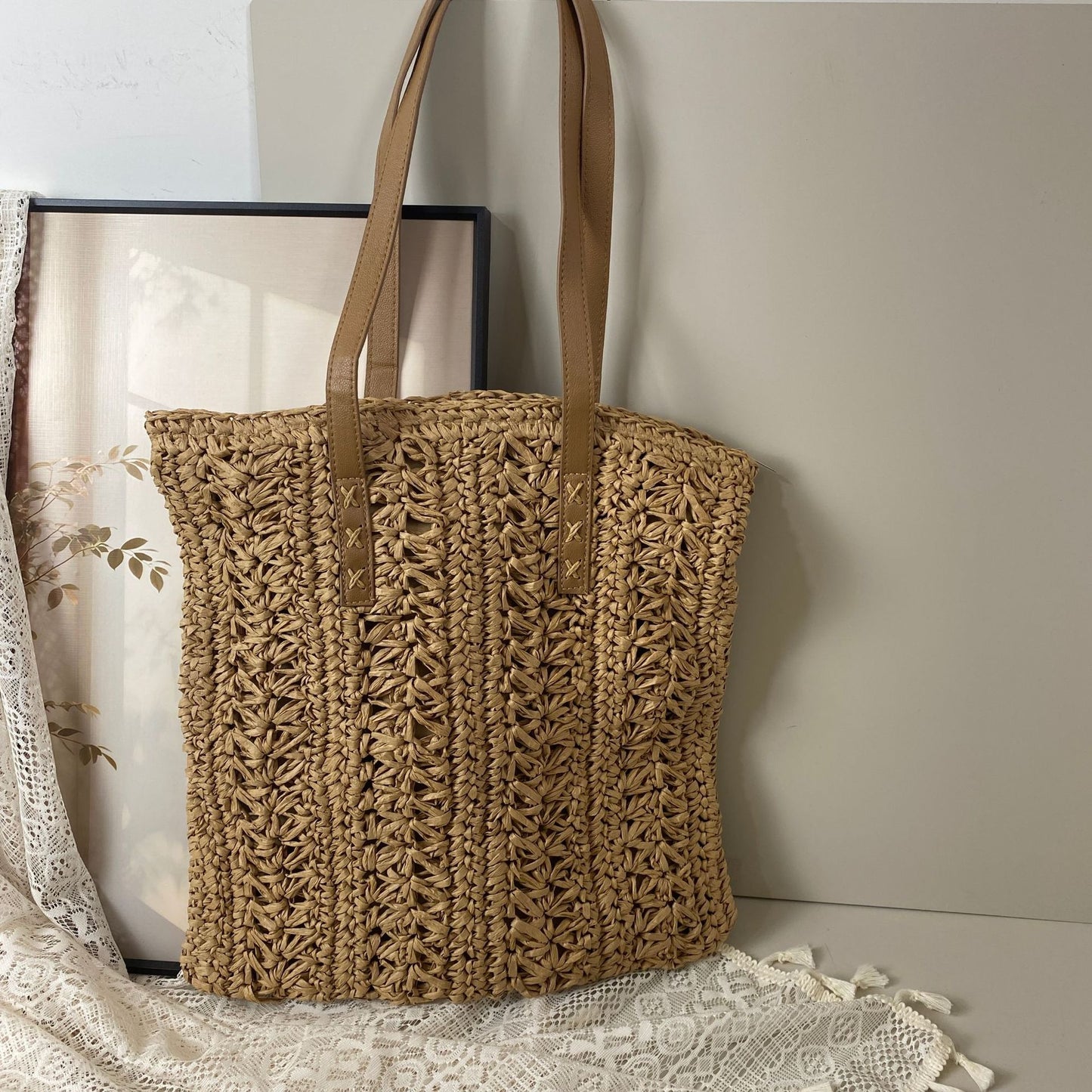 Handgeknüpfte Strandtasche Brehn