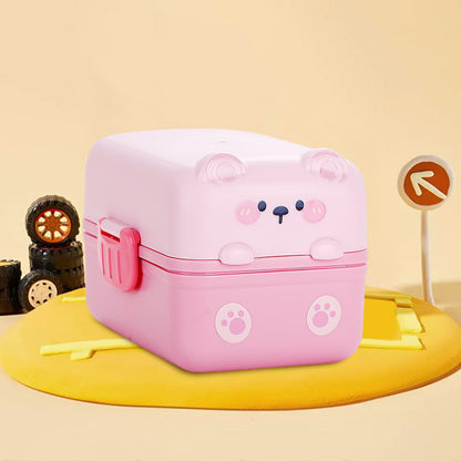 Niedlicher Tier-Themen Bento Mittagessen Behälter