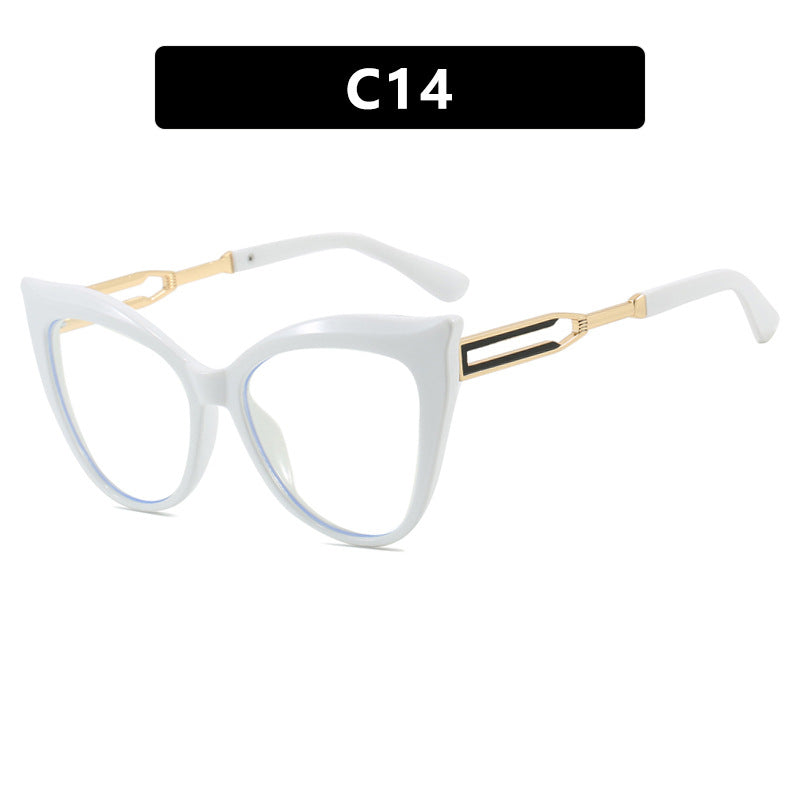 Damen cat-eye Brille mit elegantem Metallrahmen Brehn