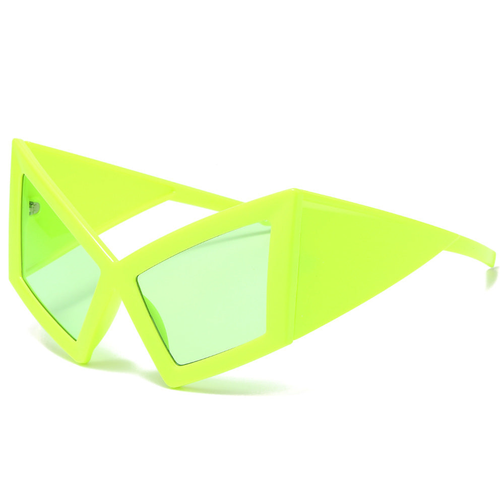 Futuristische Geometrische Schild Sonnenbrille Brehn