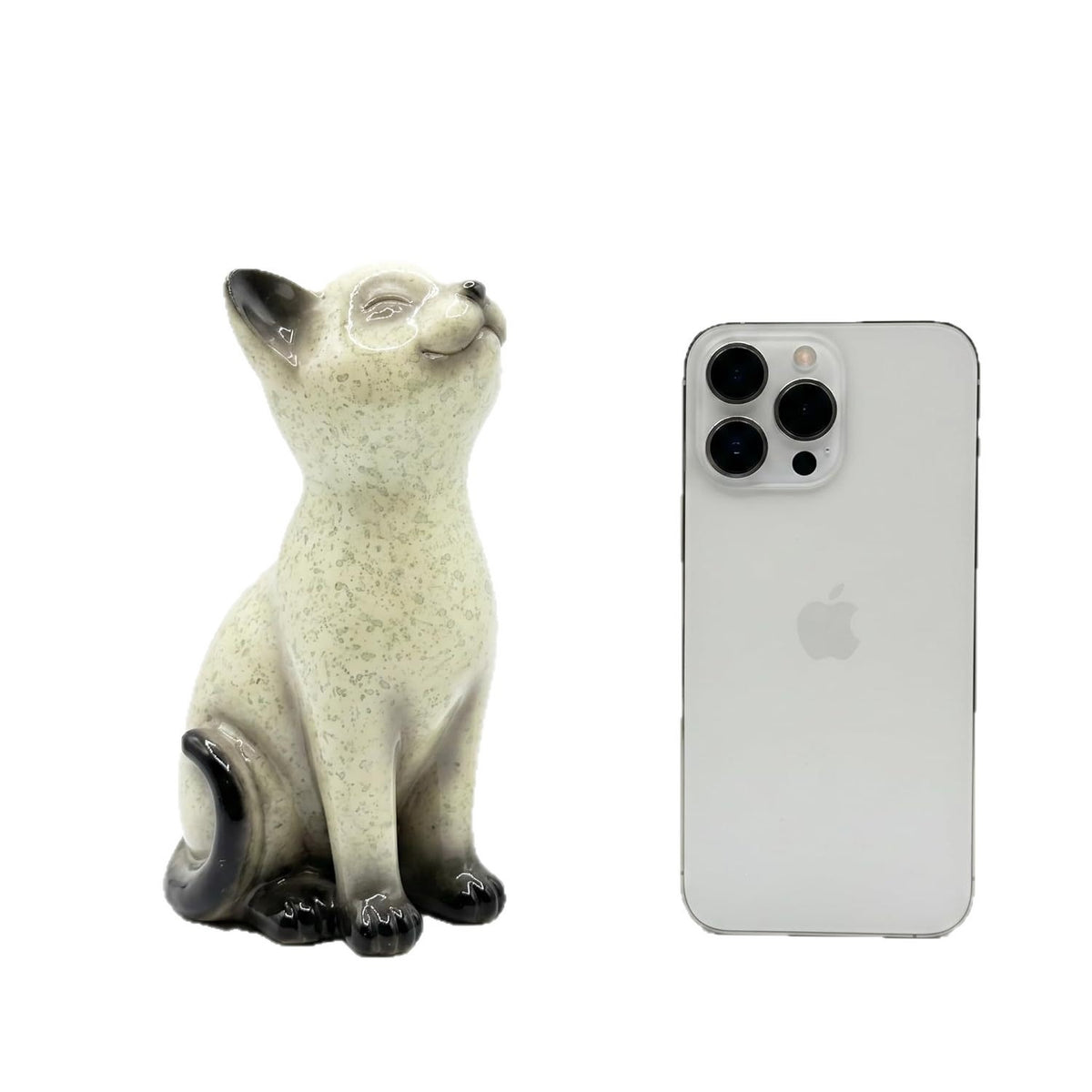 Resinstatue einer Katze Brehn