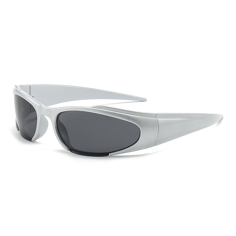 Damen sportliche Sonnenbrille im modernen Design Brehn