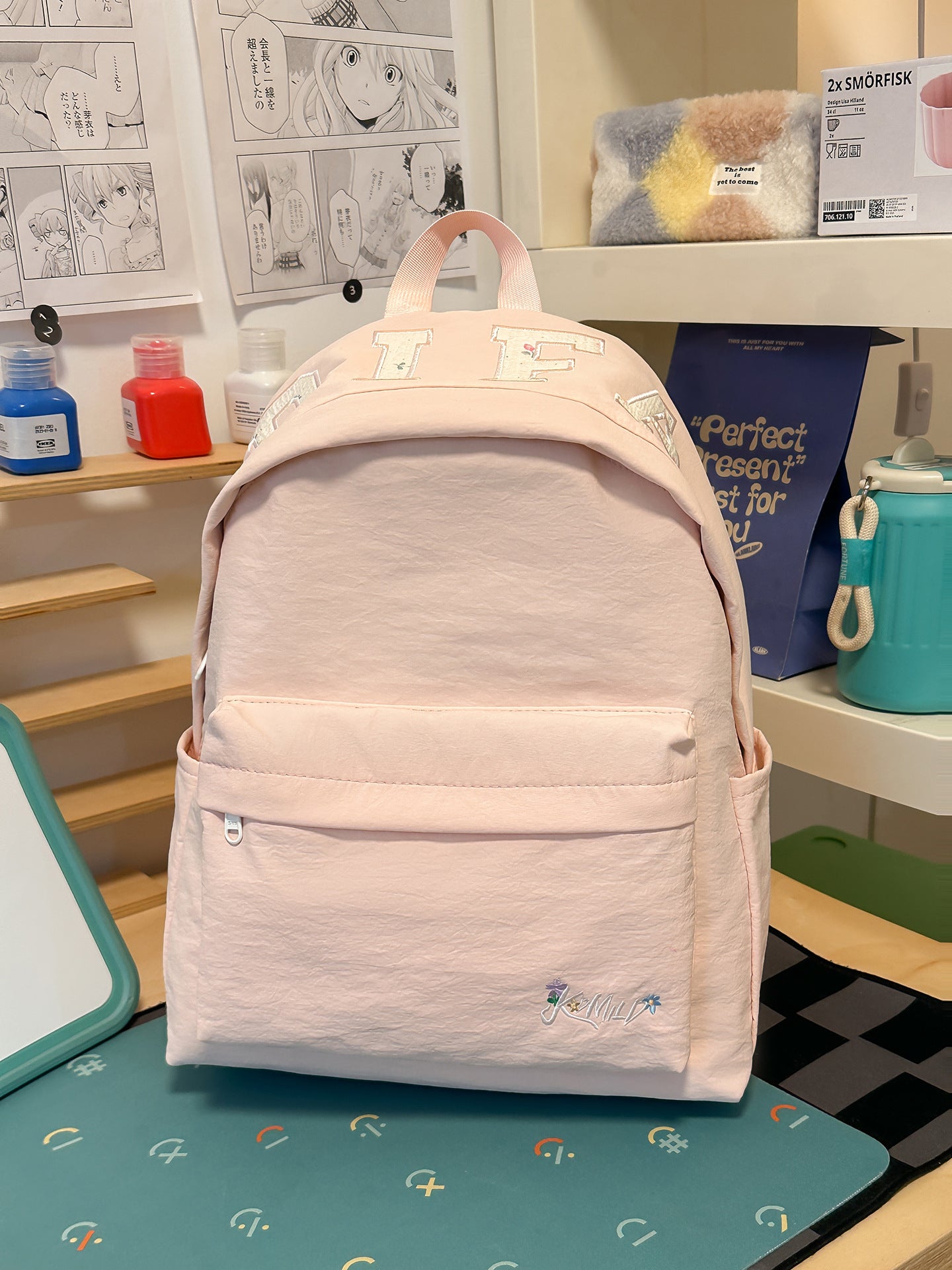 Lässiger Mehrfach-Taschen Leichter Schulrucksack