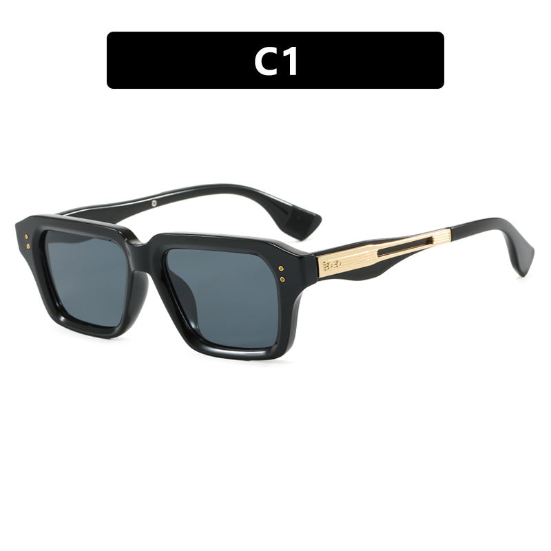 Damen stilvolle quadratische Sonnenbrille mit luxuriösem Schildkrötenmuster und strapazierfähigem Rahmen Brehn