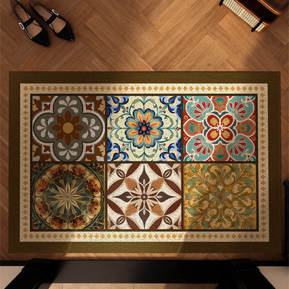 Dekorative Vintage-inspirierte Fußmatte