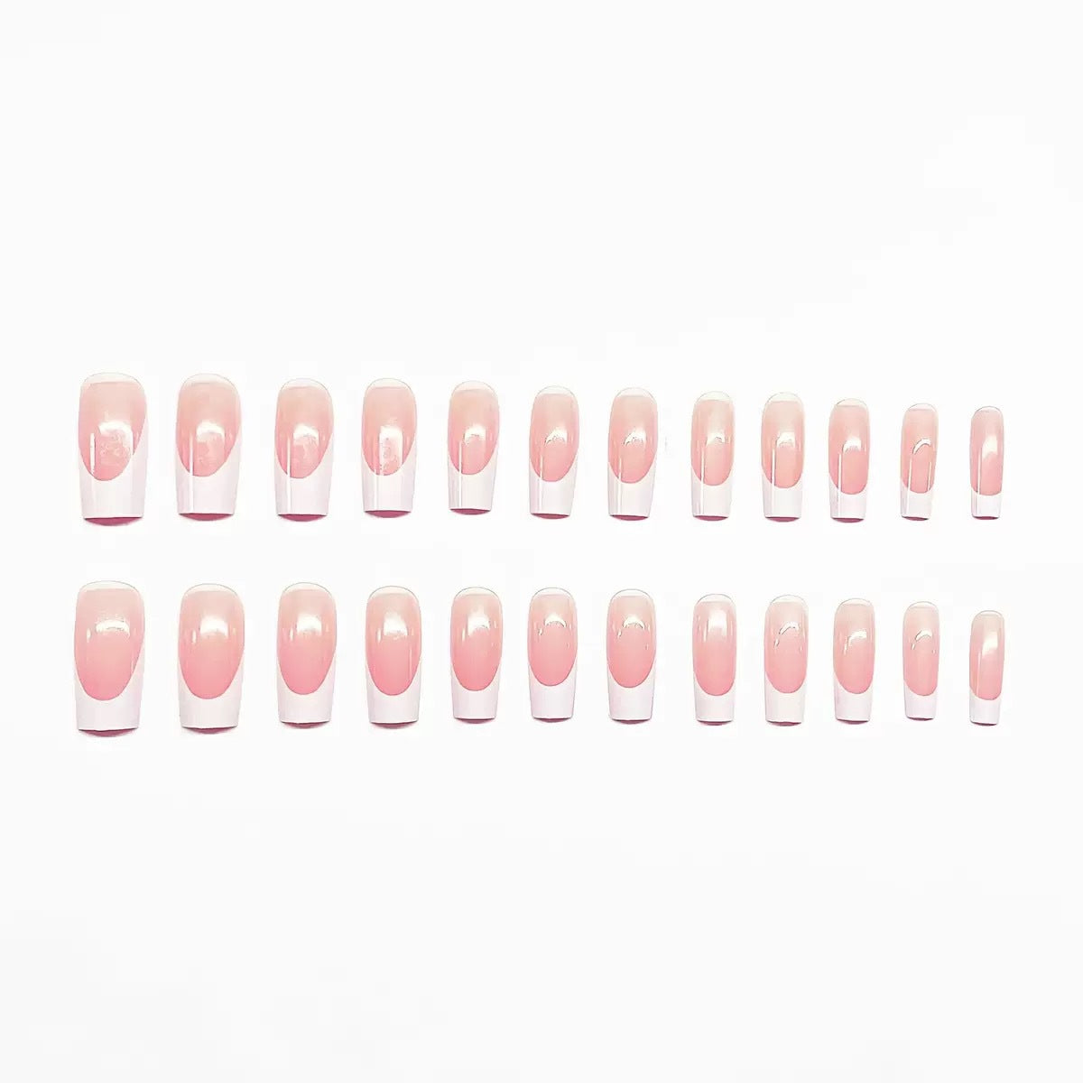 Stylische französische Tipp-Nagelverstärkungen Brehn
