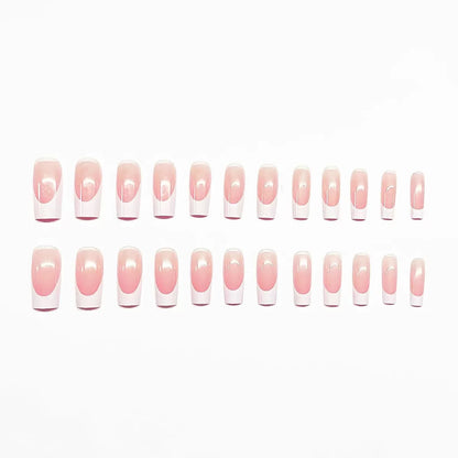 Stylische französische Tipp-Nagelverstärkungen Brehn