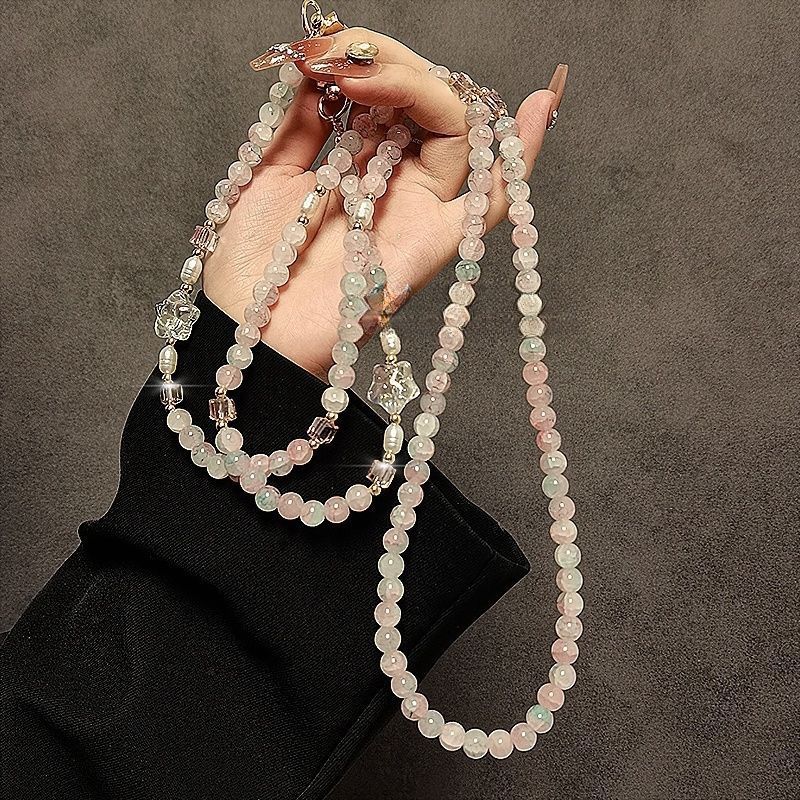 Elegante Perlen Brillen Kette Brehn