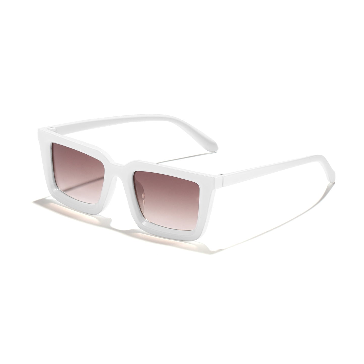 Damen moderne quadratische Sonnenbrille mit verspiegelten Gläsern Brehn