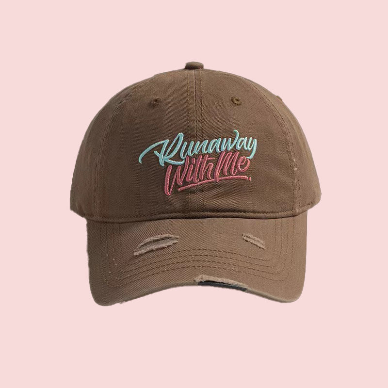 Damen Graphic Bestickte Verstellbare Baseballmütze Brehn
