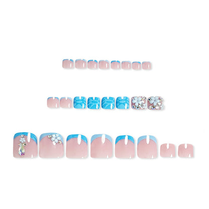 Floral Gemstone Pediküre Brehn
