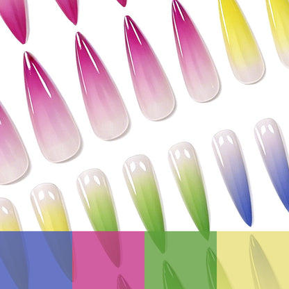 Ombre Stiletto Nagelverstärkungen Brehn