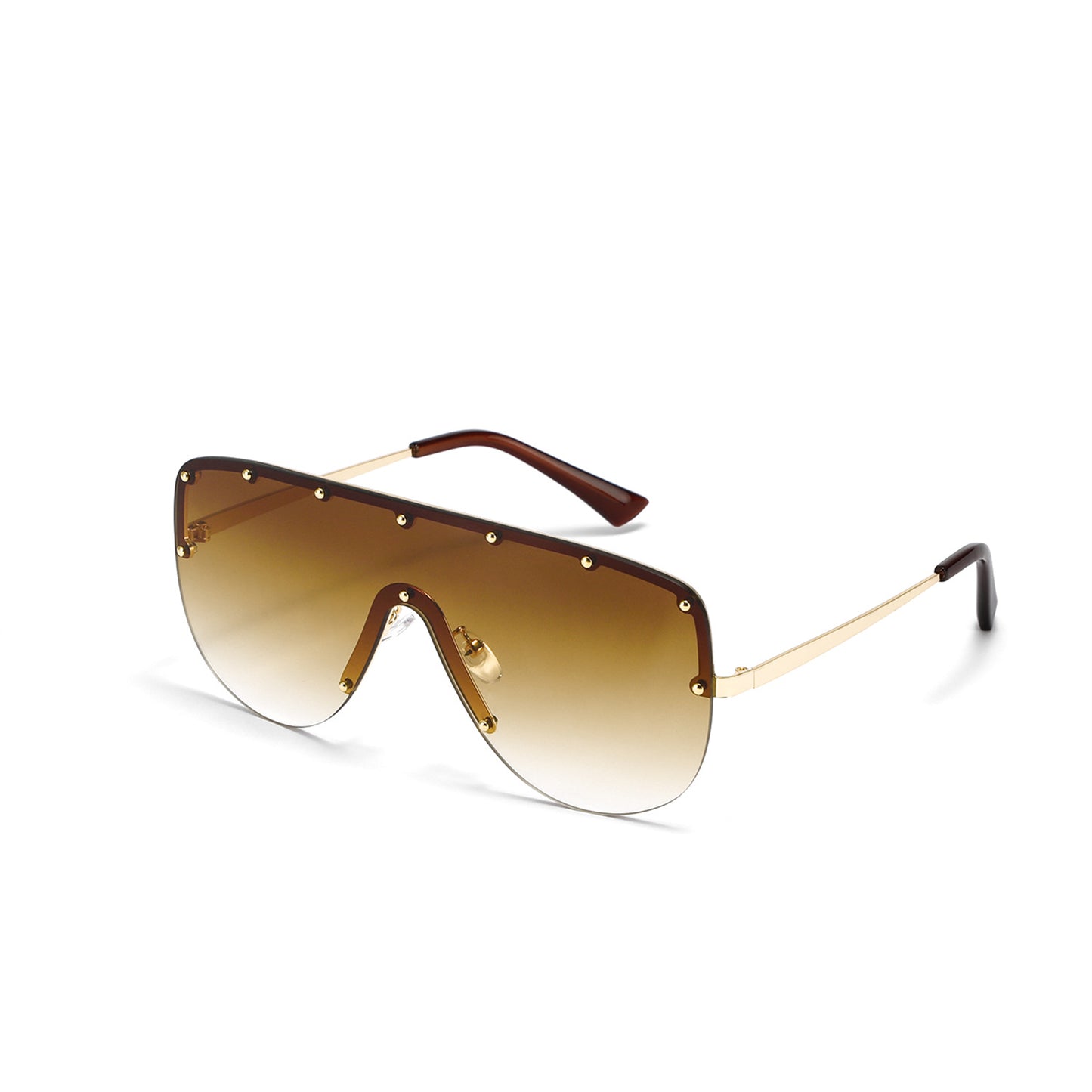 Damen futuristische oversized Sonnenbrille Brehn