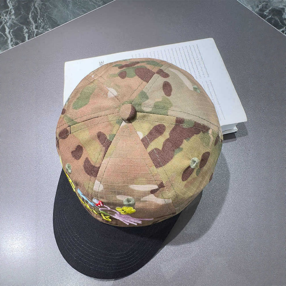 Unisex Bestickte Camouflage Kappe Brehn