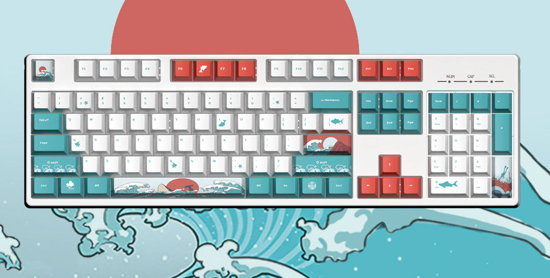Ozean-Themen Mechanische Tastatur Brehn