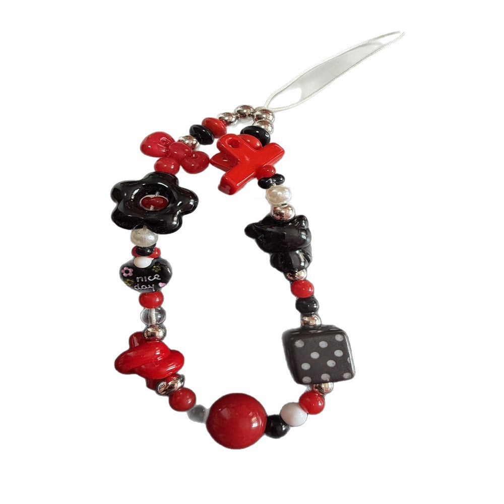 Dekorativer Charm Perlen Lanyard Brehn