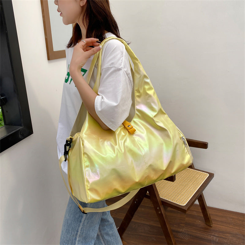 Iridescent Multi-Pocket Reise Tragetasche Brehn