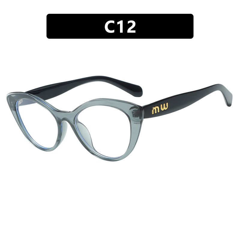 Damen elegante Cat-Eye Sonnenbrille mit luxuriösem hochwertigen Rahmen Brehn
