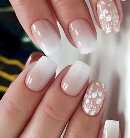 Blumenmuster Nagelkunst Set Brehn