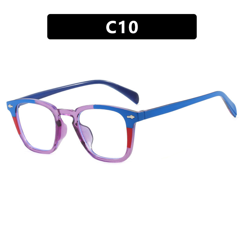 Damen moderne quadratische Sonnenbrille mit verspiegeltem UV-Schutz Brehn
