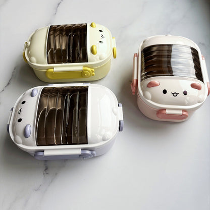 Niedliche Cartoon-Themen Mittagessen Bento Box
