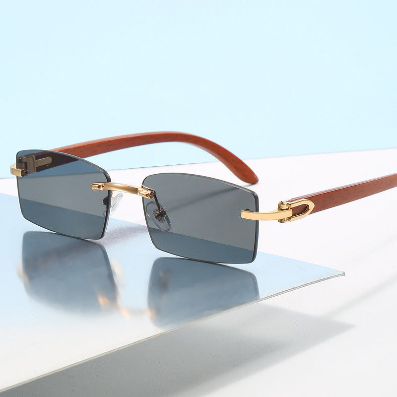 Damen hochwertige Sonnenbrille mit elegantem Holzrahmen Brehn