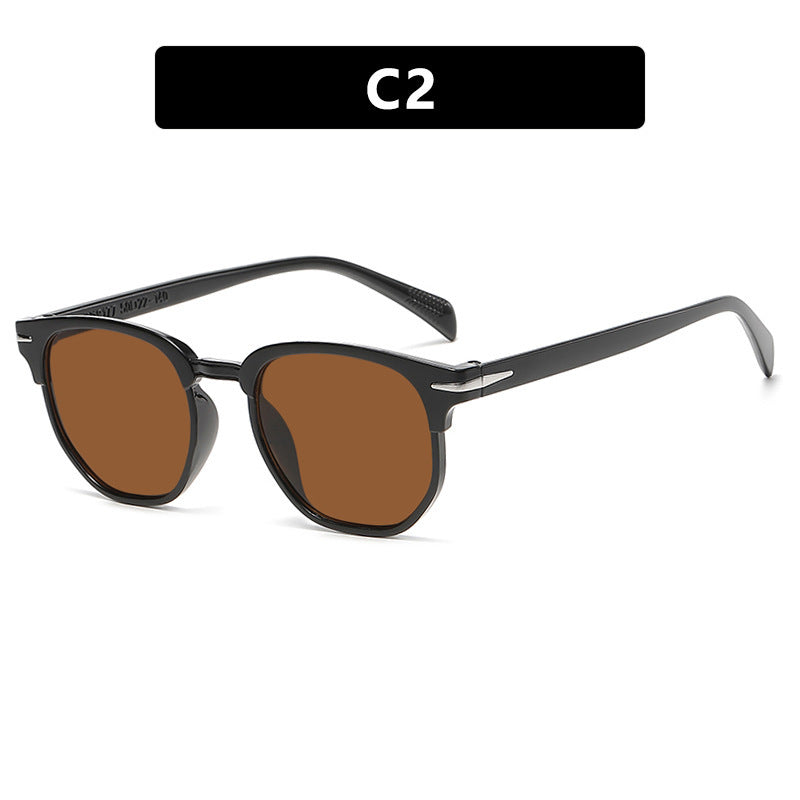 Damen geometrische Sonnenbrille mit luxuriösem Rahmen Brehn