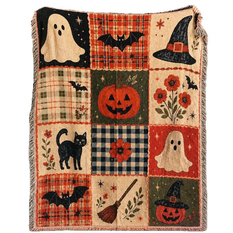 Dekorative Halloween-Motiv Wurfdecke