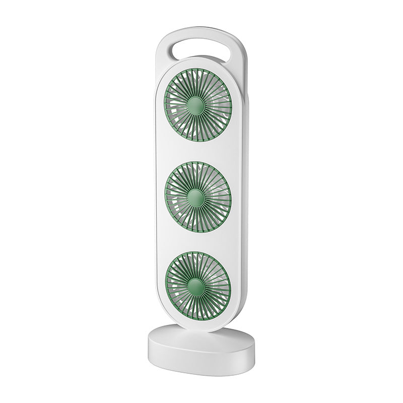 Unisex Multi-Head Tragbarer Schreibtischventilator Brehn