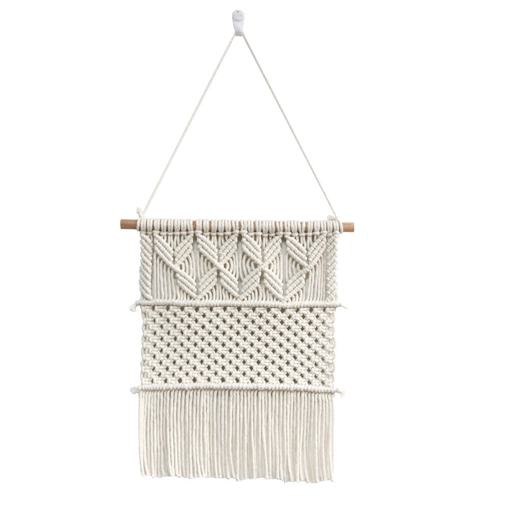 Handgewebter Makramee Wandbehang im Boho-Stil