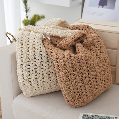 Handgefertigte Netz Schultertasche Brehn