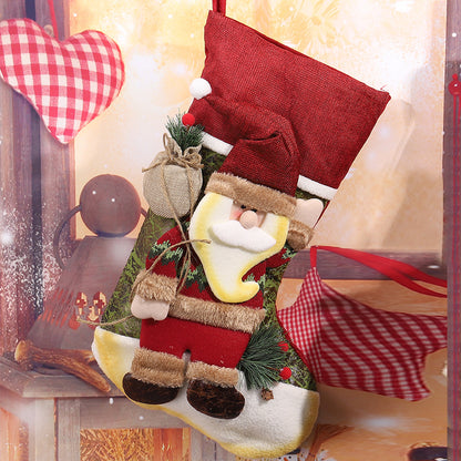 Niedlicher Weihnachtsstrumpf mit Rentierdesign Brehn