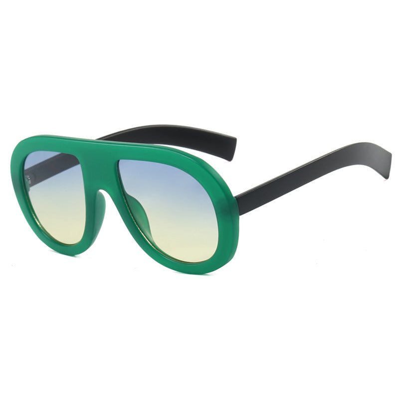 Damen oversized Sonnenbrille im futuristischen Design Brehn