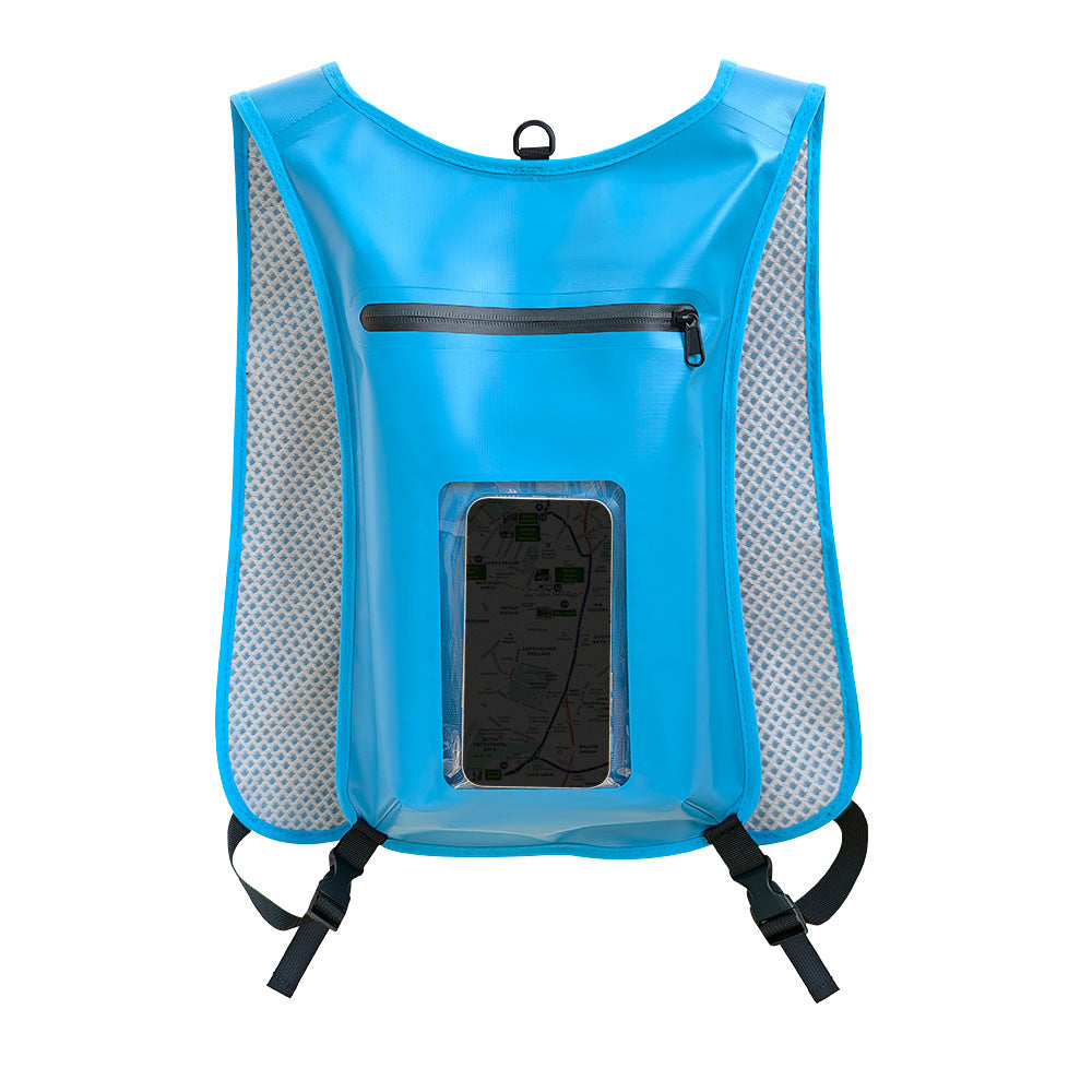 Wasserdichte Smartphone-Rucksack mit Durchsichtiger Fronttasche Brehn