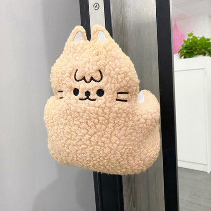 Sherpa-Fleece-Hasen-Handpuppe-Plüschspielzeug