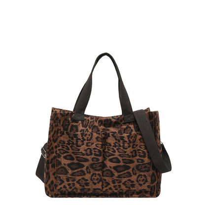 WoChic Leopardenmuster Utility Tragetasche Brehn